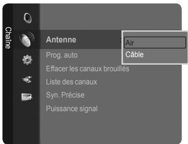 SAMSUNG LN46A750 - Sélection de la source du signal vidéo - 2