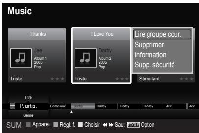 SAMSUNG LN46A750 - Modification de l'information sur l'ambiance - 1