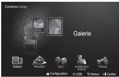 SAMSUNG LN46A750 - Téléchargement de nouveaux contenus - 1