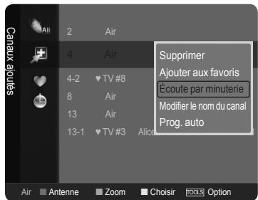 SAMSUNG LN46A750 - Pour réserver une émission (écoute par minuterie) - 2