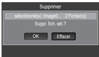 SAMSUNG LN46A750 - Suppression d'un fichier photo - 4
