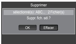 SAMSUNG LN46A750 - Suppression de plusieurs fichiers films - 2