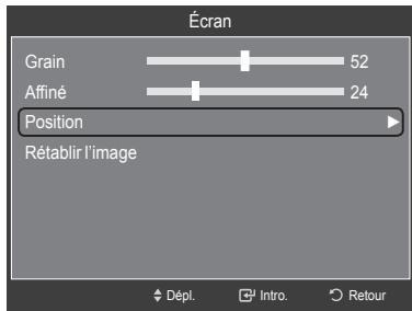 SAMSUNG LN46A750 - Changement de la position de l'écran - 2