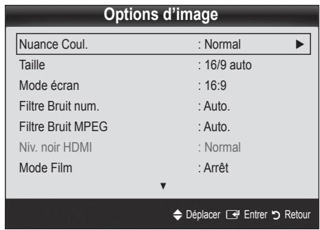 SAMSUNG UE-22C4000 - Options d'image - 2
