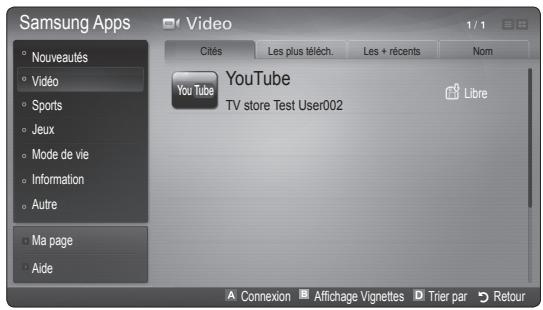 SAMSUNG UE-40C6730US - Samsung Apps - 1