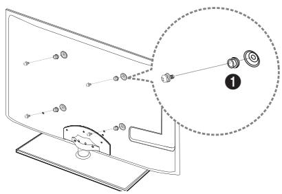 SAMSUNG UE-40C6730US - Préparation avant l'installation d'un dispositif de fixation murale - 1