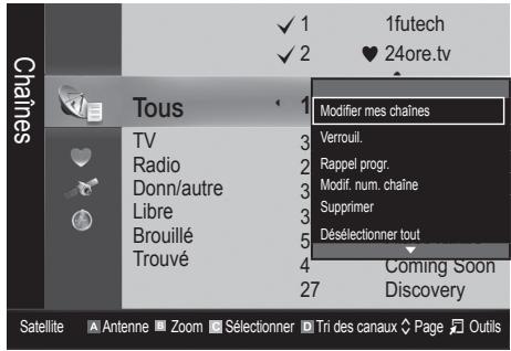 SAMSUNG UE-40C6730US - Mes chaînes - 2