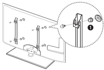SAMSUNG UE-40C6730US - Préparation avant l'installation d'un dispositif de fixation murale - 2