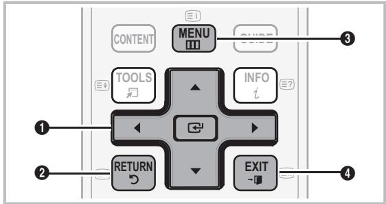 SAMSUNG UE-40C6730US - Navigation dans les menus - 1
