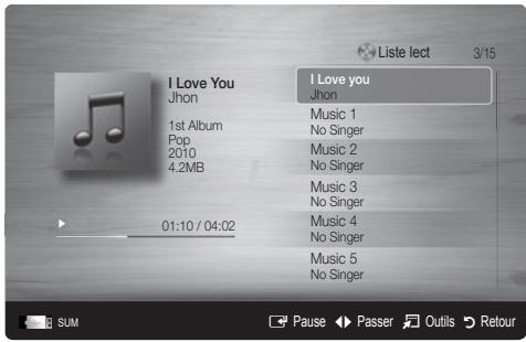 SAMSUNG UE-40C8000XW - Lecture de musique - 2