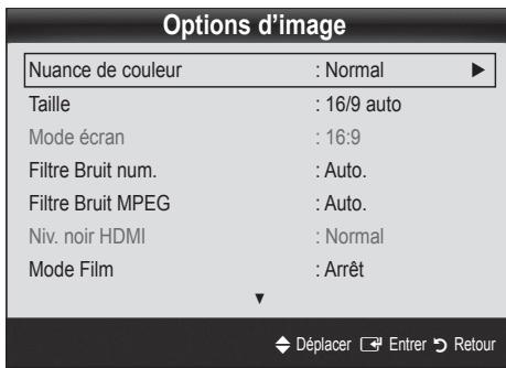 SAMSUNG UE-40C8000XW - Options d'image - 1