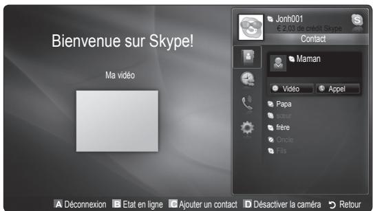 SAMSUNG UE-40C8000XW - Skype - 2