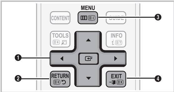 SAMSUNG UE-46C6500UW - Navigation dans les menus - 1
