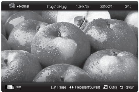 SAMSUNG UE-46C6500UW - Visualisation d'une photo (ou d'un diaporama) - 1