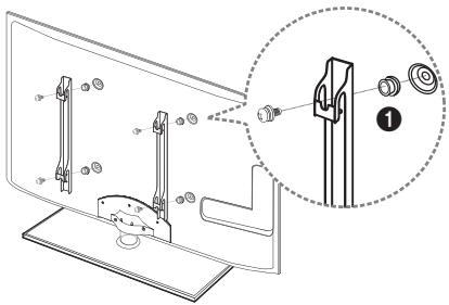 SAMSUNG UE-46C6500UW - Préparation avant l'installation d'un dispositif de fixation murale - 2