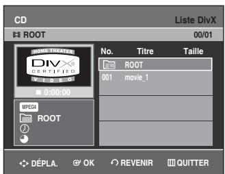 SAMSUNG DVD-VR336 - Lecture d'un disque MPEG4 - 2