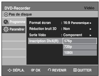 SAMSUNG DVD-VR336 - Résolution HDMI/DVI (DVD-VR335, VR336 uniquement) - 1