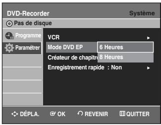 SAMSUNG DVD-VR336 - Temps DVD en Mode EP - 2