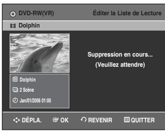 SAMSUNG DVD-VR336 - Appuyez sur les boutons ◀▶ pour sélectionner Oui, puis appuyez sur le bouton OK. - 1