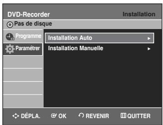 SAMSUNG DVD-VR336 - Installation automatique - 2