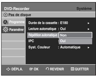 SAMSUNG DVD-VR336 - Répétition automatique - 1