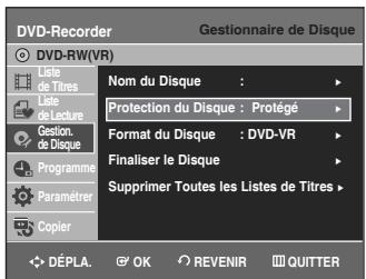 SAMSUNG DVD-VR336 - Protection du Disque - 5