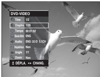 SAMSUNG DVD-VR336 - Appuyez sur la touche ANYKEY durant une lecture. - 1