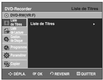 SAMSUNG DVD-VR336 - Annulation d'une finalisation de disque (modes V et VR) - 2