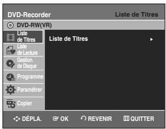 SAMSUNG DVD-VR336 - Modification du Nom du Disque - 3
