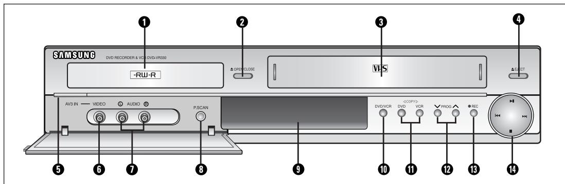 SAMSUNG DVD-VR336 - Façade (DVD-VR330) - 1