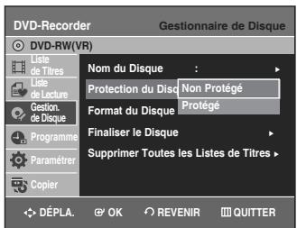 SAMSUNG DVD-VR336 - Protection du Disque - 4