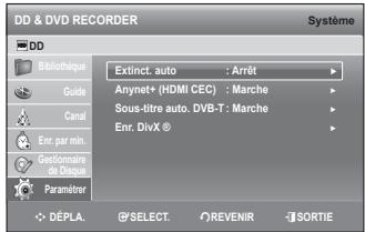 SAMSUNG DVD-SH874 - Canal numériquefavori - 3