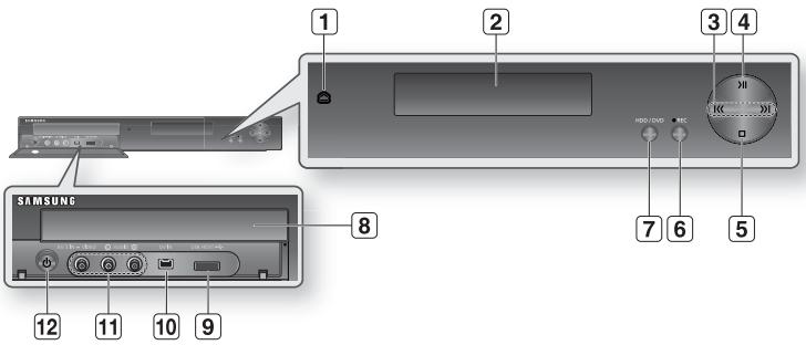 SAMSUNG DVD-SH874 - Façade (DVD-SH873/875/877) - 1