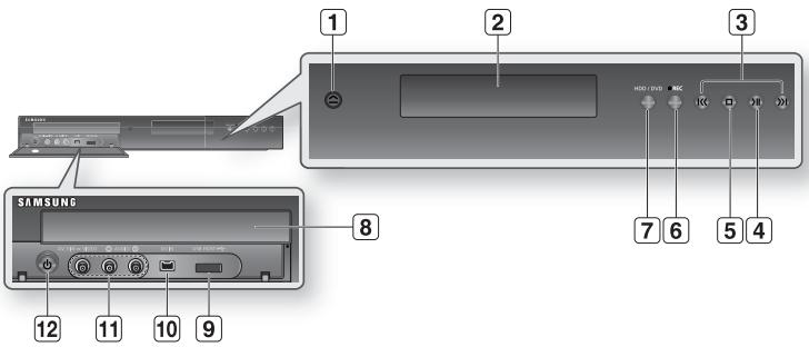 SAMSUNG DVD-SH874 - Façade (DVD-SH874/876) - 1