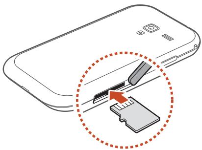 SAMSUNG GALAXY ACE 2 I8160 - Speicherkarte einsetzen (optional) - 3