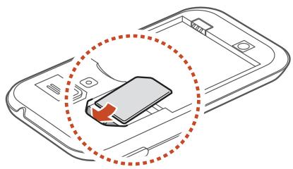 SAMSUNG GALAXY ACE 2 I8160 - SIM- oder USIM-Karte und Akku einsetzen - 4