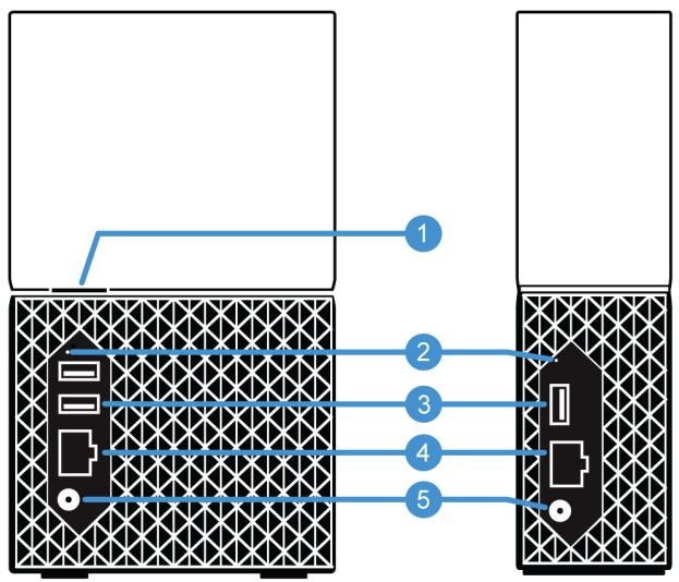 WD My Cloud™ Home/My Cloud™ Home Duo - Configuration arrête - 1