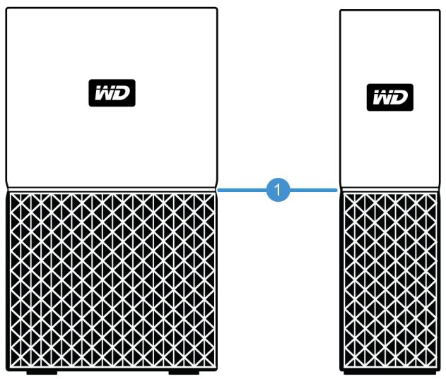 WD My Cloud™ Home/My Cloud™ Home Duo - LED avant - 1