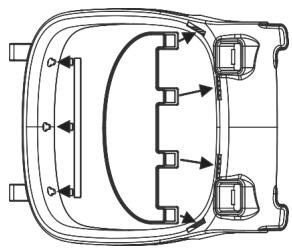 COSTWAY Trotteur bébé - Installer le coussin du siège - 1