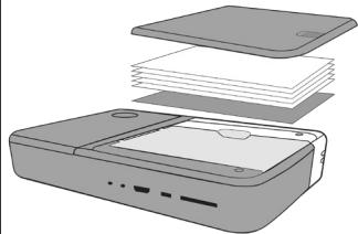 KODAK Printomatic - CHARGER LE PAPIER DANS L'IMPRIMANTE - 2