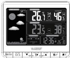 LA CROSSE TECHNOLOGY WS 6826 WHISIL - STATION METEO COLOREE - 1