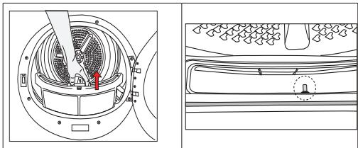 INDESIT CYD102DWWFR - Nettoyage du capteur - 1