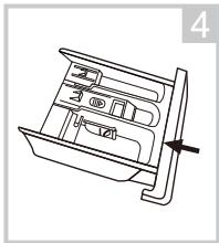VEDETTE LFVQ304W - Nettoyage du bac à détergent - 4