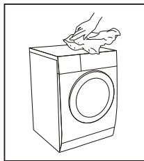 VEDETTE LFVQ304W - Nettoyage de l'extérieur du lave-linge - 1