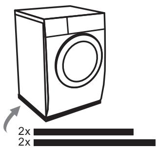 VEDETTE LFVQ304W - Installez les mousses acoustiques - 1
