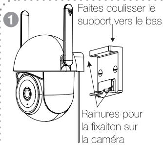 OPTEX 990521 - 2k Tuya - Fixation de laamera : - 1