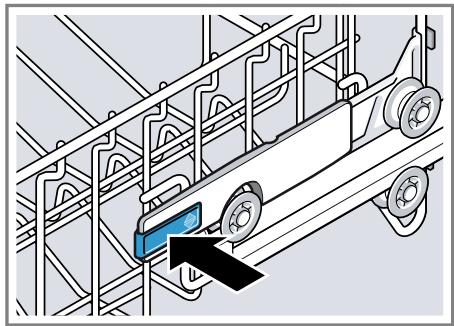 BOSCH SMS2HVI02E - Ajuster le panier à vaisselle supérieur avec les leviers lateraux - 1
