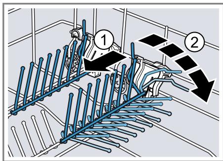 BOSCH SMS2HVI02E - Rabattez les tiges - 1