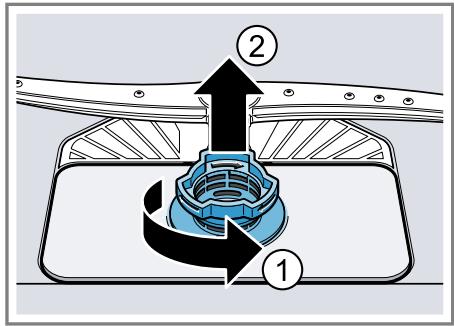 BOSCH SMS2HVI02E - Nettoyer les filtres - 1