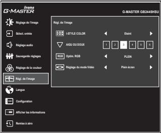 IIYAMA GB2745QSU - Réglage de la couleur Color Settings - 5